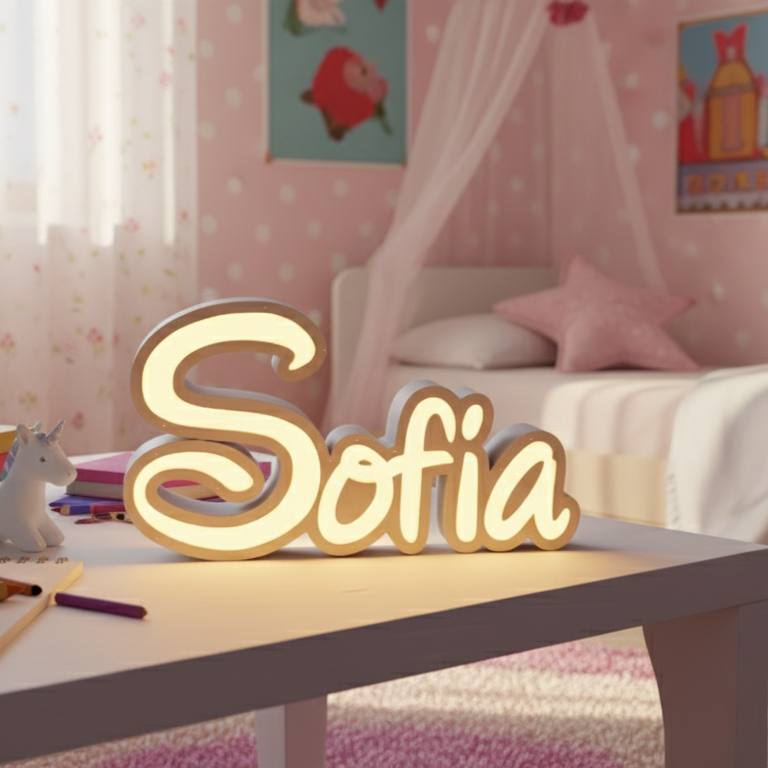Custom 3D Lamp with Your Name β Stylish Light Decor