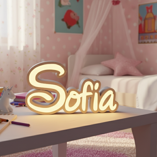 Custom 3D Lamp with Your Name – Stylish Light Decor