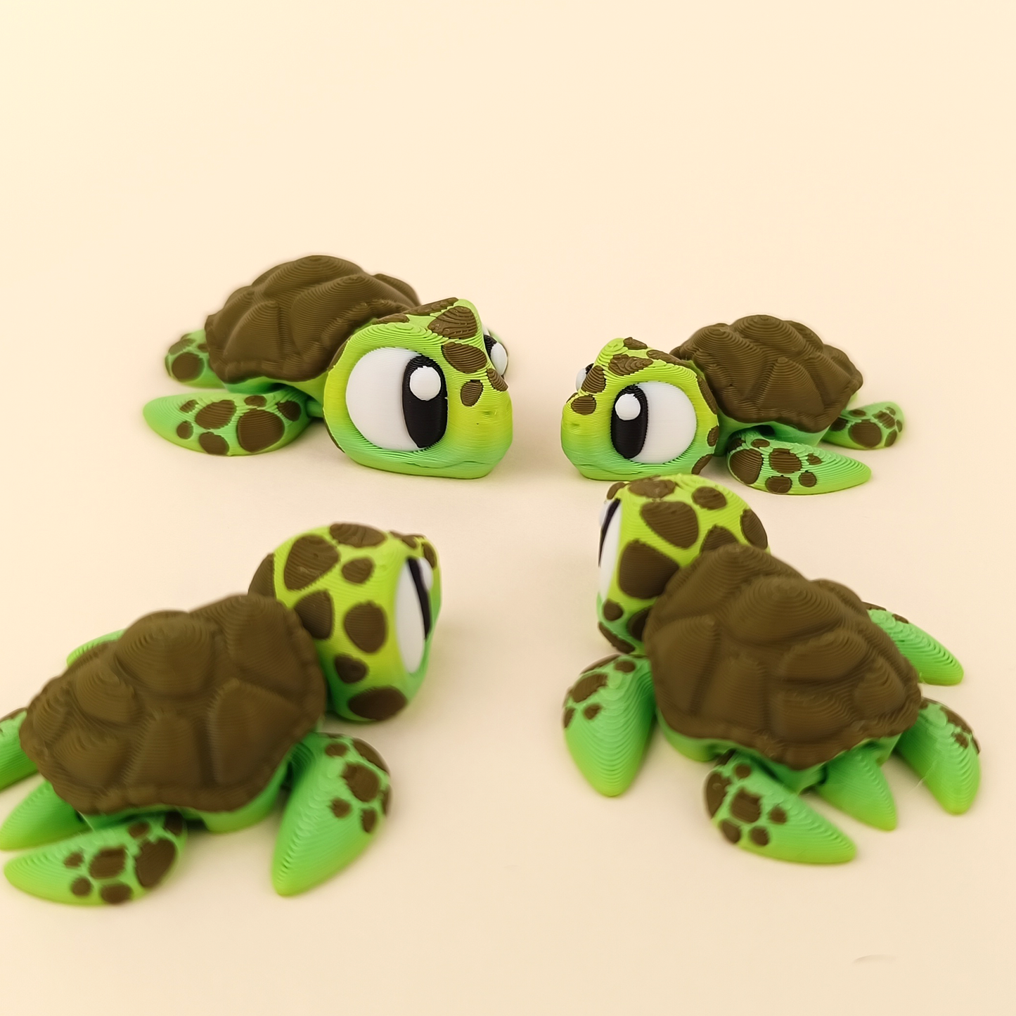 Flexi Baby Sea Turtle – Articulated 3D Printed Fidget Toy