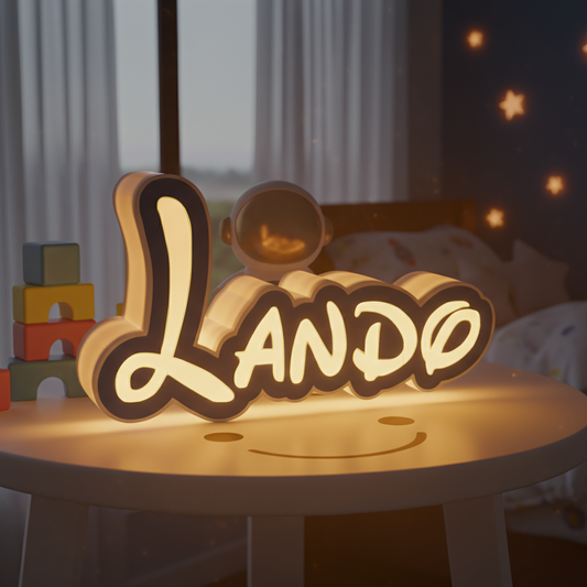 Custom 3D Lamp with Your Name – Stylish Light Decor