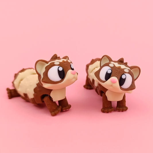 Flexi Ferret – Articulated 3D Printed Fidget Toy