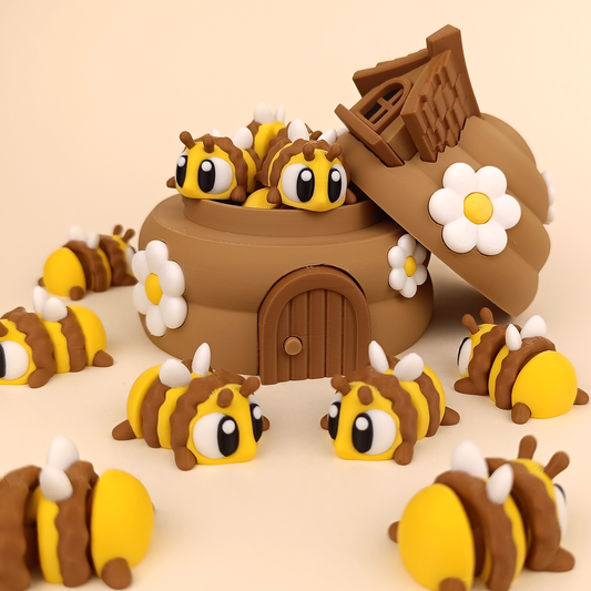 Flexi Bees – Articulated 3D Printed Fidget Toy