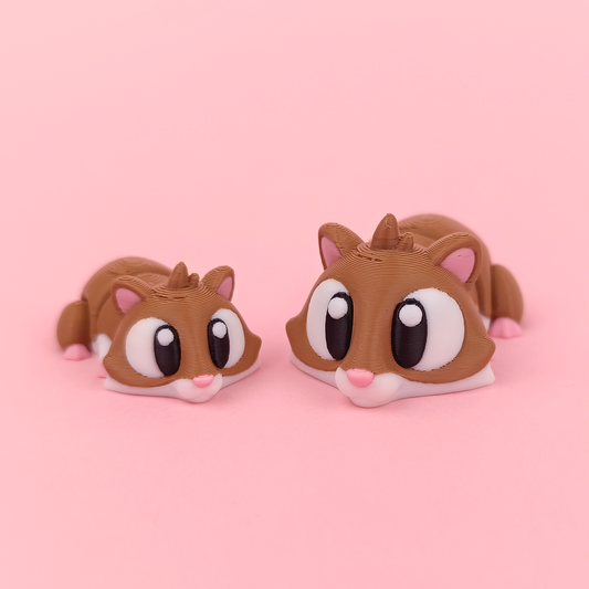 Flexi Hamster – Articulated 3D Printed Fidget Toy