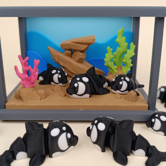Flexi Killer Whale – Articulated 3D Printed Fidget Toy