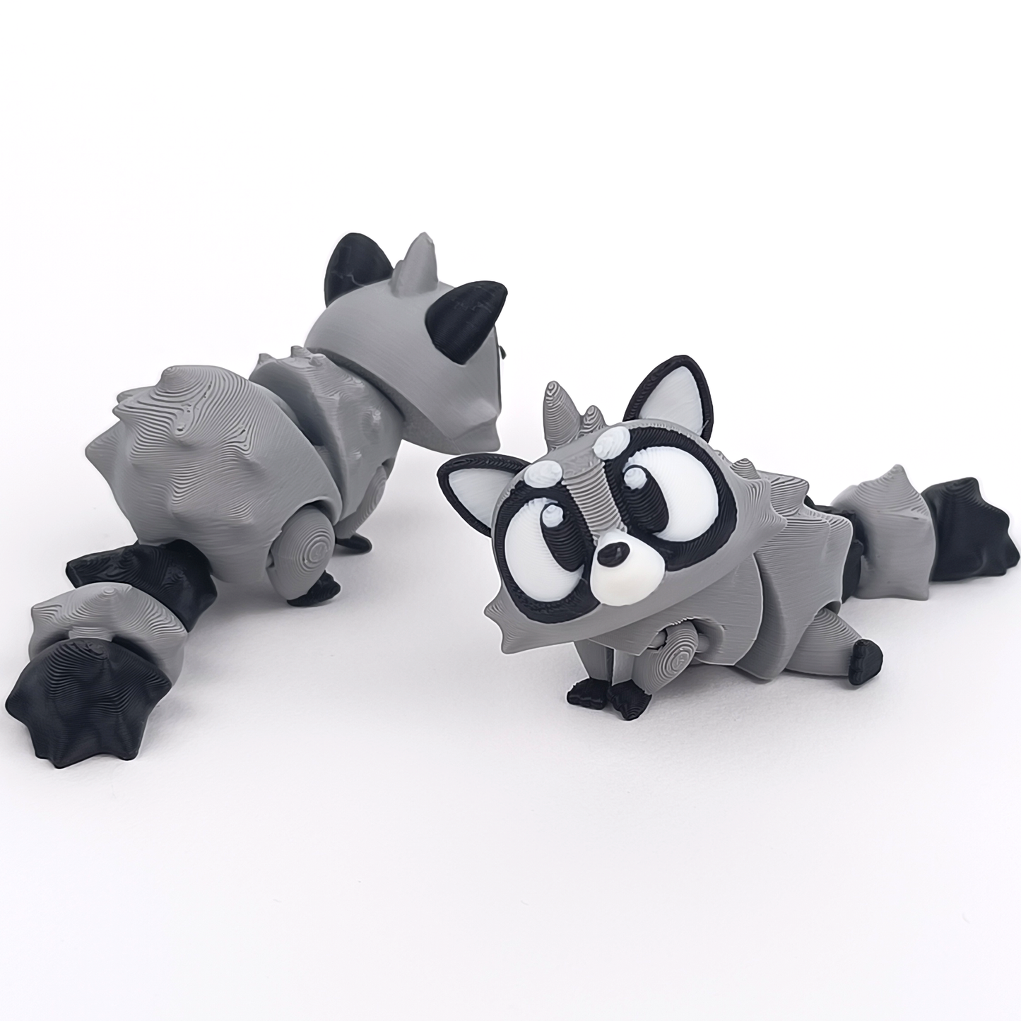 Flexi Raccoon – Articulated 3D Printed Fidget Toy