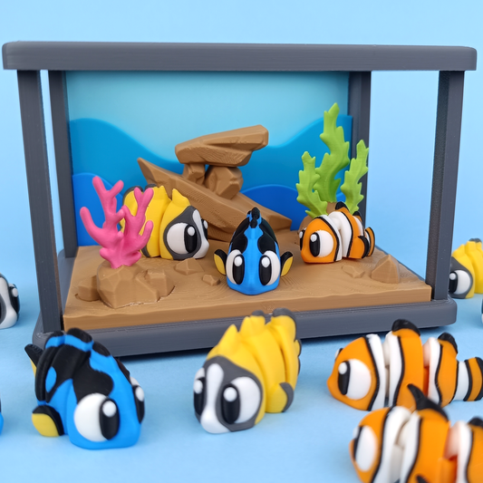 Flexi Tropical Fish – Articulated 3D Printed Fidget Toy